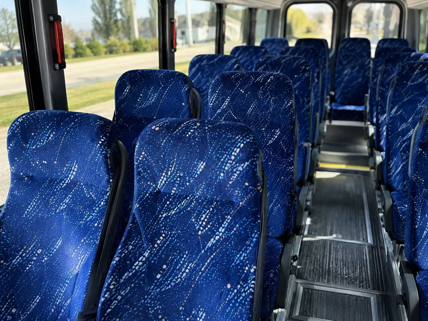 15 passenger minibus interior