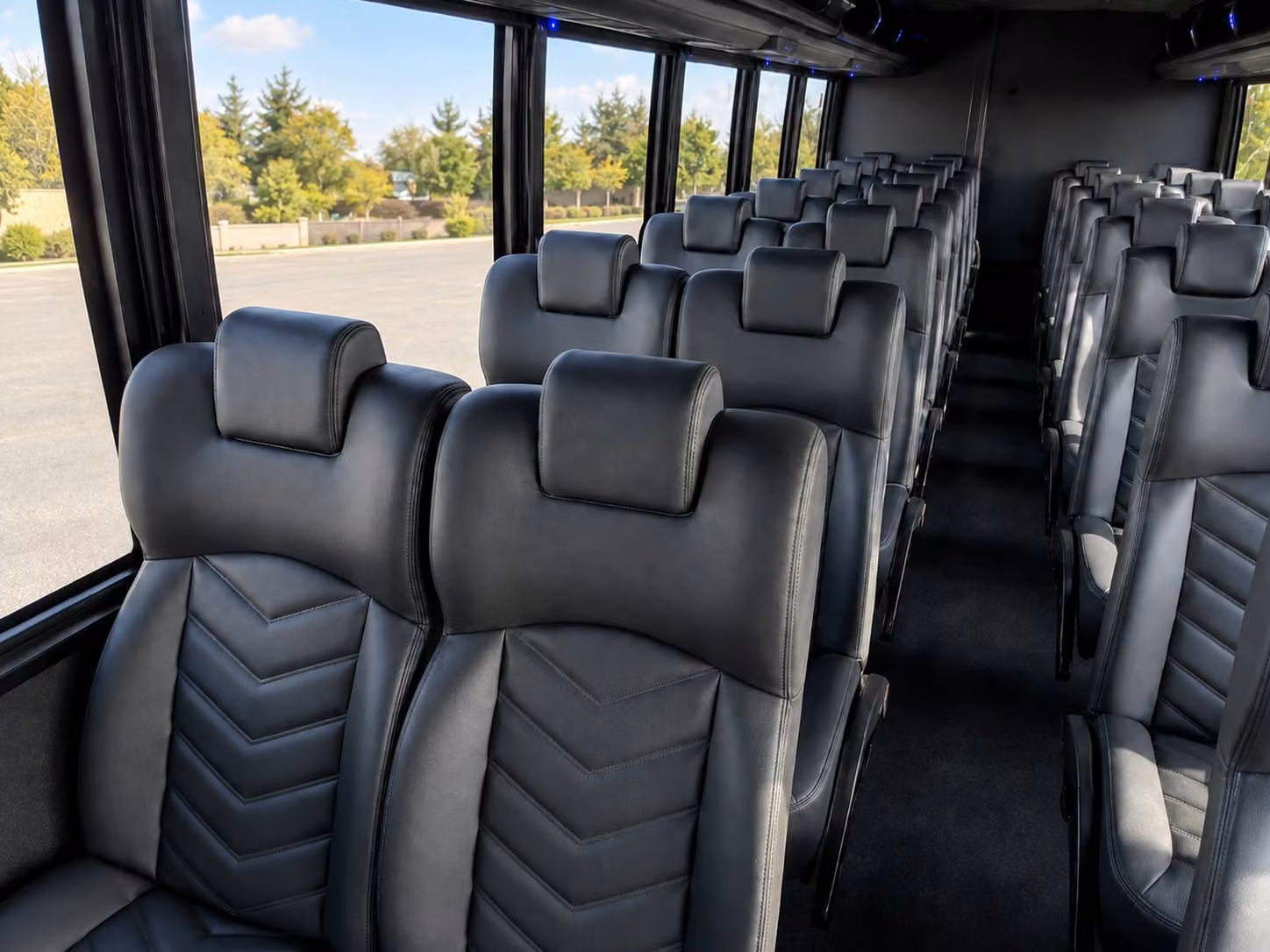 18 passenger minibus inside
