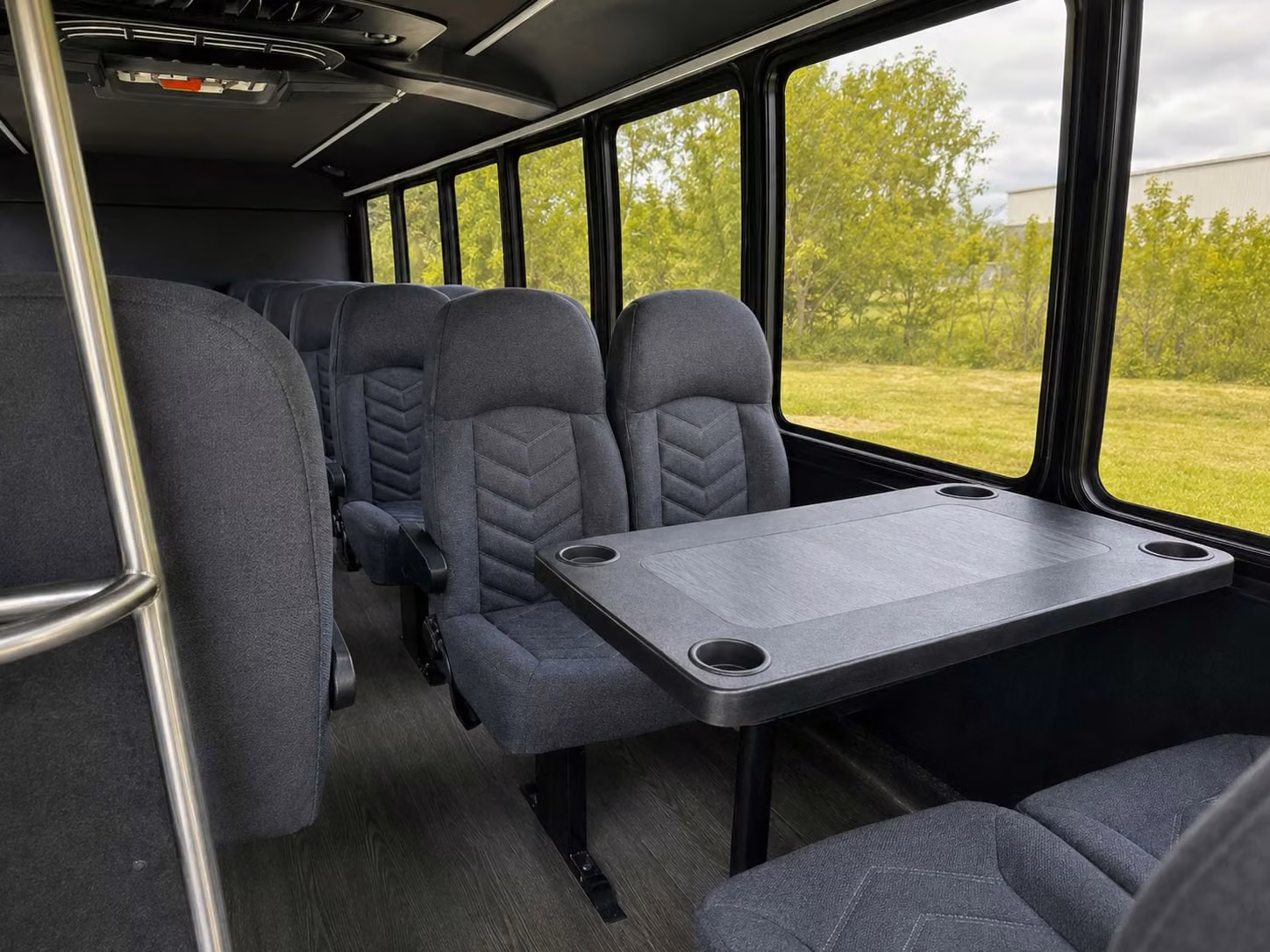18 passenger minibus interior