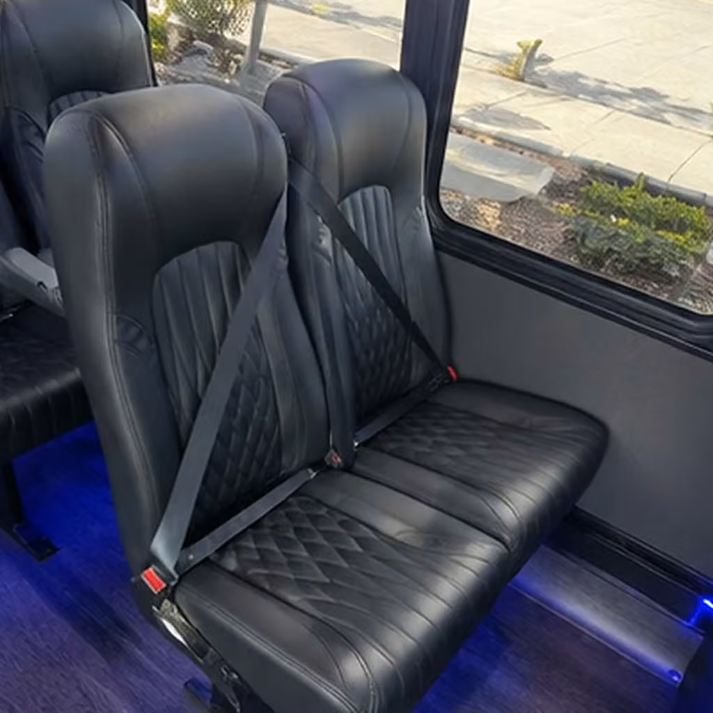 30 passenger minibus interior