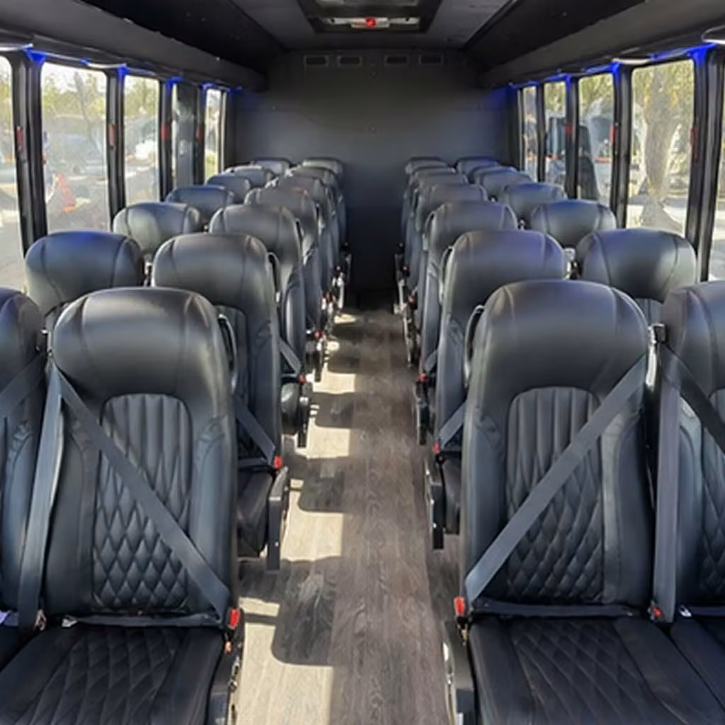 35 passenger minibus interior