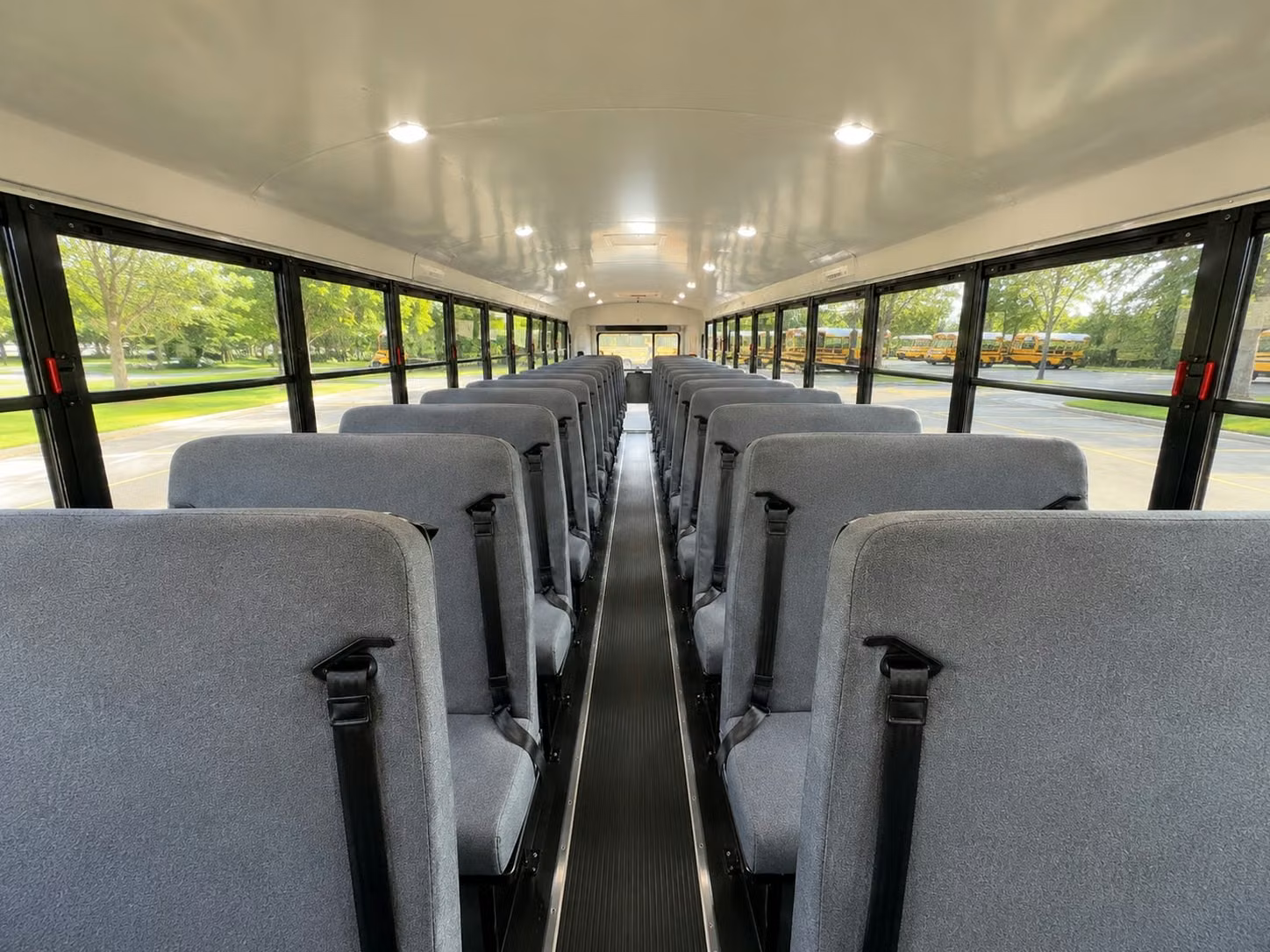 school bus interior